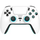 Freaks and Geeks draadloze Bluetooth-controller (wit) voor PS5