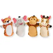 Melissa & Doug Hand Puppets Zoo Friends Hand Puppet Veelkleurig Kinderen