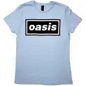Oasis T-Shirt Decca Logo Femme Bleu - Taille S