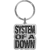 Ginza.se System Of A Down - Logo Sleutelhanger - Zilverkleurig/Zwart