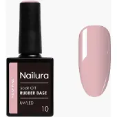 Nailura - Rubber Base 10 - Rose Pink - 10 ml