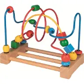 Goki Bead Coaster Ramps Game Veelkleurig Kinderen