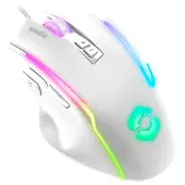 Speedlink DECUS NX - Gaming Muis - 12.800 DPI - 6 Knoppen & 2 DPI Schakelaars - RGB - Wit