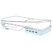 Nacon BB025644, Vrijstaande standaard, PlayStation 5 Slim, Wit, Blauw, Groen, Rood, Sony, PlayStation 5 Slim