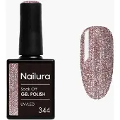 Nailura - Gel Polish 344 - Rose Gold Shimmer - 10 ml