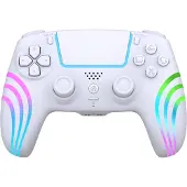 Deep Explorer Wireless Controller White PS4 / PS3 / PC
