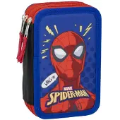 Cerdá - Pencil Case with Accessories, Spiderman (I-2700001257)