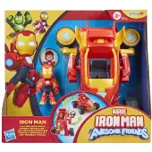 Marvel IRON MAN EN ZIJN FANTASTISCHE VRIENDEN 2-in-1 Mech Suit & Voertuig