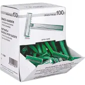 Mediware Wegwerp scheermesjes - 100 stuks - universeel - blauw