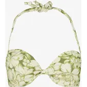 Osaga voorgevormde dames bikinitop met bloemenprint maat L