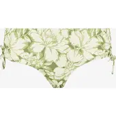 Osaga dames bikinibroekje met bloemenprint groen maat XXL