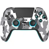 Freaks and Geeks Draadloze Controller - Hall Effect - Bewegingssensor - Vibratie - White Camo - PS5