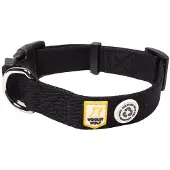 Woolly Wolf - Collar Black Raven L 40-65cm