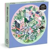 Ginza.se Green City 1000 Piece Round Puzzle