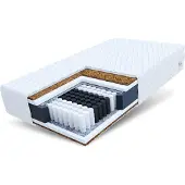 FDM MERANO Matras 90x200 cm - Hoogte 19 cm H4 - Pocketvering Matrassen - Dubbelzijdig - 7 zones - Antiallergisch