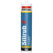 Soudal - Silirub 2 Zwart 310 Ml - 102393