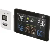 Emos E5111, Weerstation, Zwart, Wit