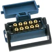 Tameson Messing Meervoudige Koppeling Snelkoppeling 10x6 mm Push-in-aansluitingen Loskoppelbeveiliging