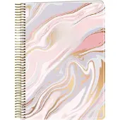 Famanu – Agenda 2026 A5 verticale weekplanner ringband meertalig marmer
