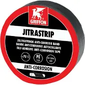 Griffon Jitrastrip - 10 meter x 5 cm, Zwart, Rol