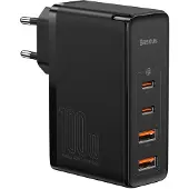 Baseus GaN2 Pro Snellader 2C+2U 100W Eu Zwart