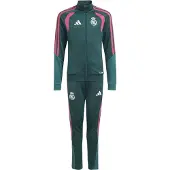 Adidas Real Madrid Trainingspak 2026-2027 Kids Donkergroen Roze Wit