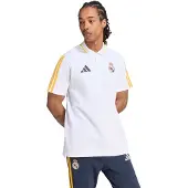 Adidas Real Madrid DNA Polo 2026-2027 Wit Oranje Donkerblauw