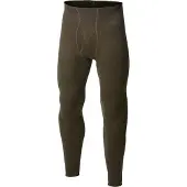 Woolpower - Long Johns With Fly 400 - Merino-ondergoed M, olijfgroen