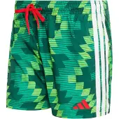 Adidas - Football Inspired Graphic AOP 5'' Shorts - Zwembroek L, groen