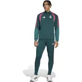 Adidas Real Madrid Trainingspak 2026-2027 Donkergroen Roze Wit