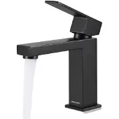 OEM Wasbakarmatuur, modern design, duurzaam roestvrij staal, zwart, aansluiting G3/8