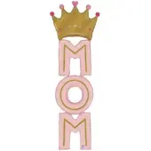 Folat Folieballon mom met kroon 182 cm!!! leeg