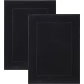 Famanu – Badmat Premium 2 stuks 50×70 cm badmat van 100% katoen ca. 650 g m² absorberend en onderhoudsvriendelijk wasbaar tot 60 °C geschikt voor de droger aan beide zijden te gebruiken kleur