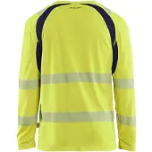 Blakläder 3599-1013 T-shirt lange mouwen High Vis High Vis Geel/Marineblauw maat XXXL heren