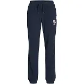 Jack & Jones Junior Broek 'JPSTElogo' nachtblauw / donkeroranje / offwhite