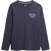 Superdry Shirt 'Athletic Essentials' grijs / lavendel