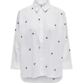 ONLY Blouse 'ONLNEW LINA GRACE' zwart / wit