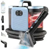 TIM. Stoomreinigerbank-Stoomreiniger-Stoomreinigermeubels-1650W-950ml-Draagbaar-Zwart-‎32cmx19cmx32cm