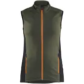 Blakläder 4746-2539 Striker dames fleecevest Woudgroen/Roest maat XXL dames