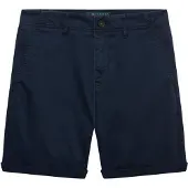Superdry Dames Korte broek Chino marine (XXS), Casual, Katoen, Marineblauw W7110520A