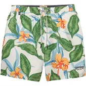 Superdry Zwemshorts lichtblauw / groen / oranje / wit