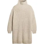 Superdry Gebreide jurk greige
