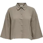 JDY Blouse 'JDYTHEIS' taupe