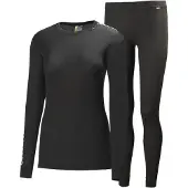 Helly Hansen Baselayerset Women HH Comfort Light Black-M
