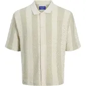 Jack & jones Overhemd 'JORTyler' petrol / offwhite