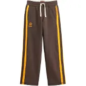 Superdry Broek 'Athletic Fives' chocoladebruin / oranje