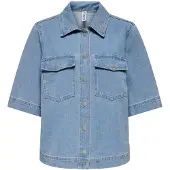 ONLY Blouse 'ONLBelle' blauw denim
