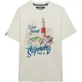 Superdry Shirt 'Maritime' blauw / rood / wit