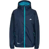 Trespass dames regenjas, compact en opvouwbaar model Qikpac, marineblauw, maat XXL, artikelnummer FAJKRAM30018_NA1XXL