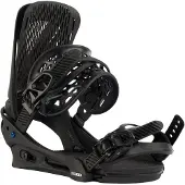 Burton - Snowboard bindingen - Genesis Black voor Unisex van Nylon - Maat M - Zwart